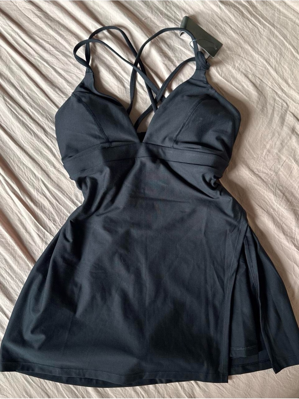 Savage X Fenty Black Tennis Dress